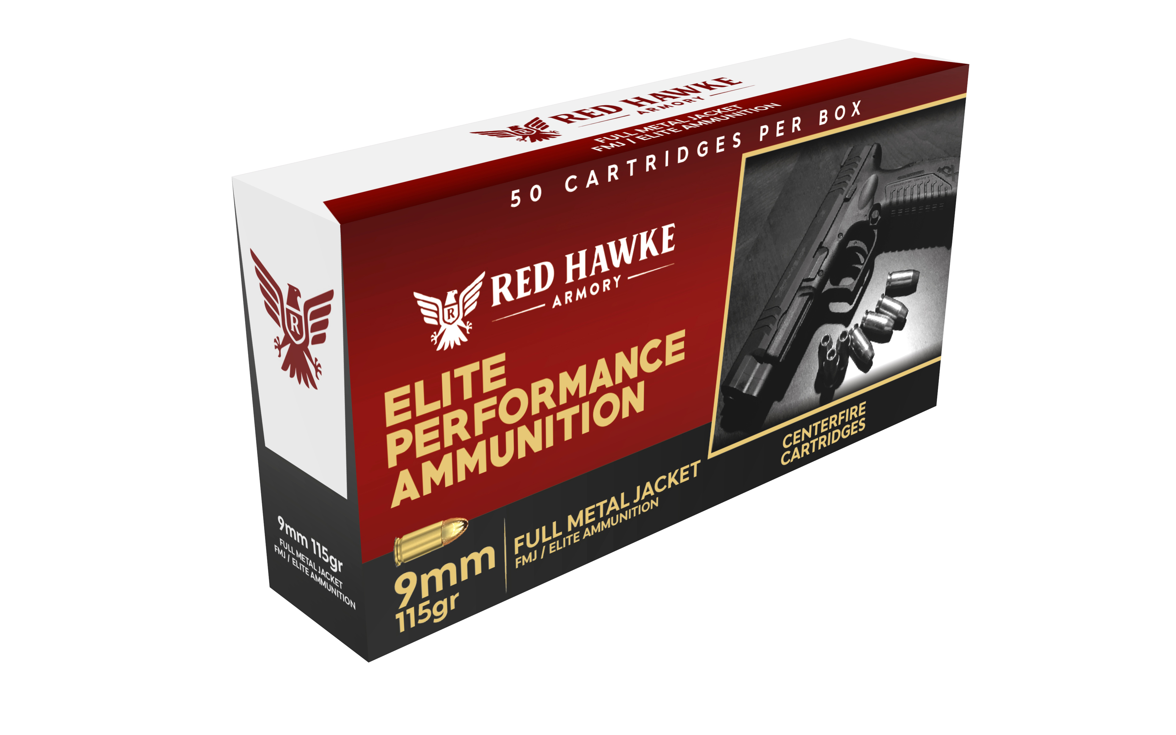 Packaging Design by davidsantacruz7 for redhawkearmory.com | Design #25697985