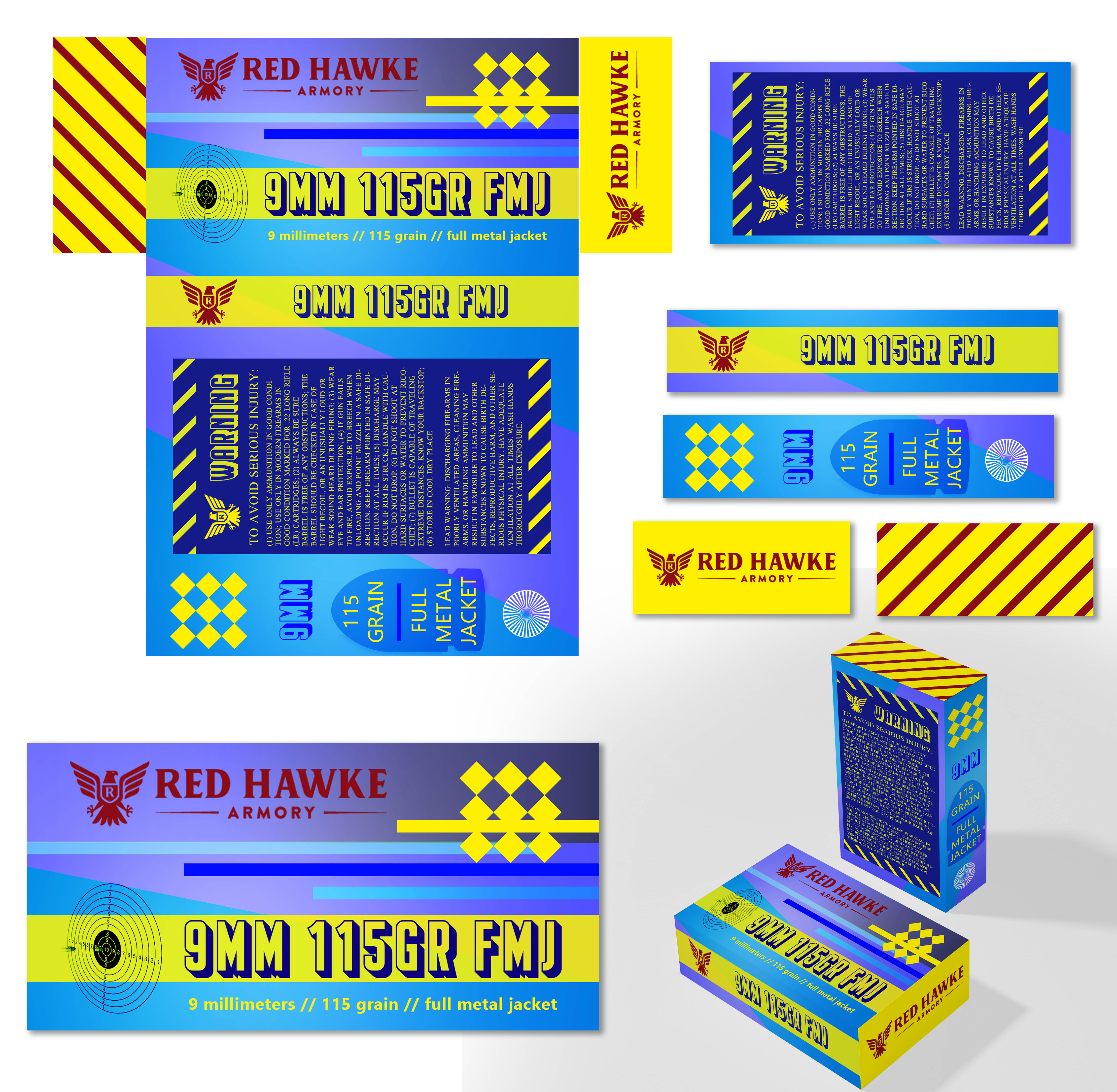 Packaging Design by etxe for redhawkearmory.com | Design #25721295
