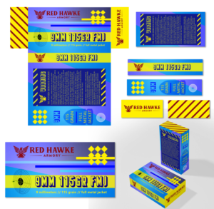 Diseño de Empaque por etxe para redhawkearmory.com | Diseño #25721295