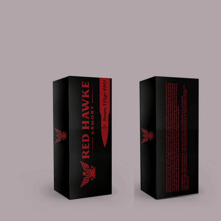 Packaging Design by Rupok 3 for redhawkearmory.com | Design #25712765