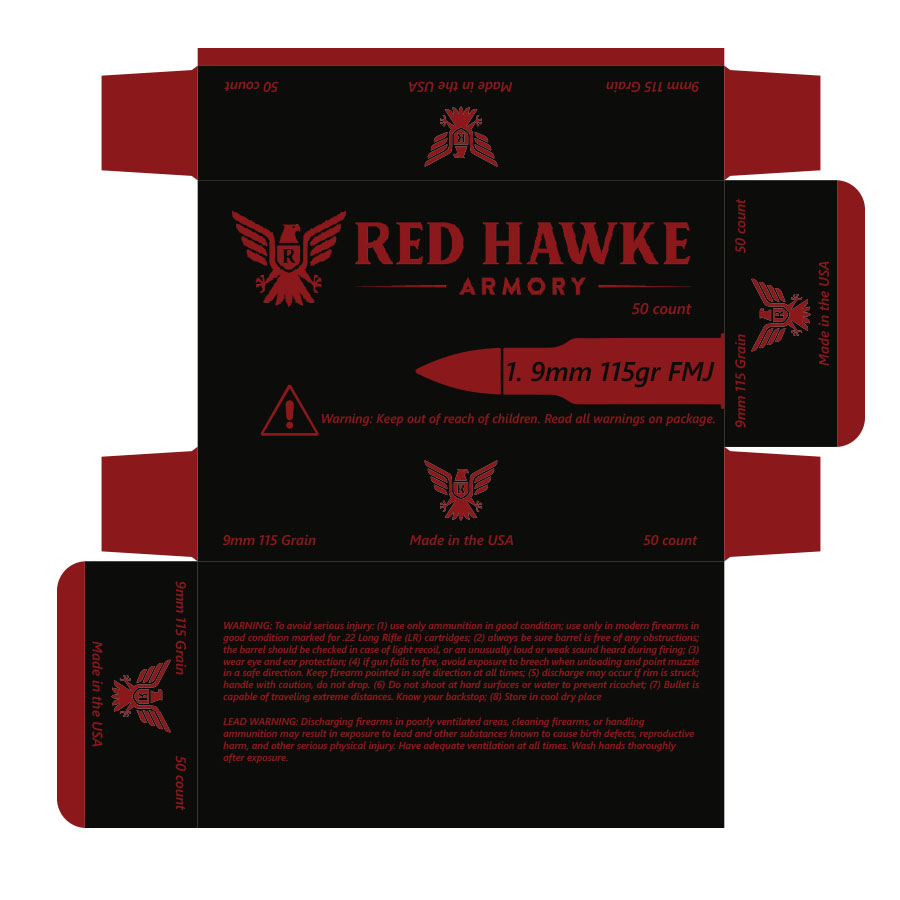 Verpackungs-Design von Rupok 3 für redhawkearmory.com | Design #25958032