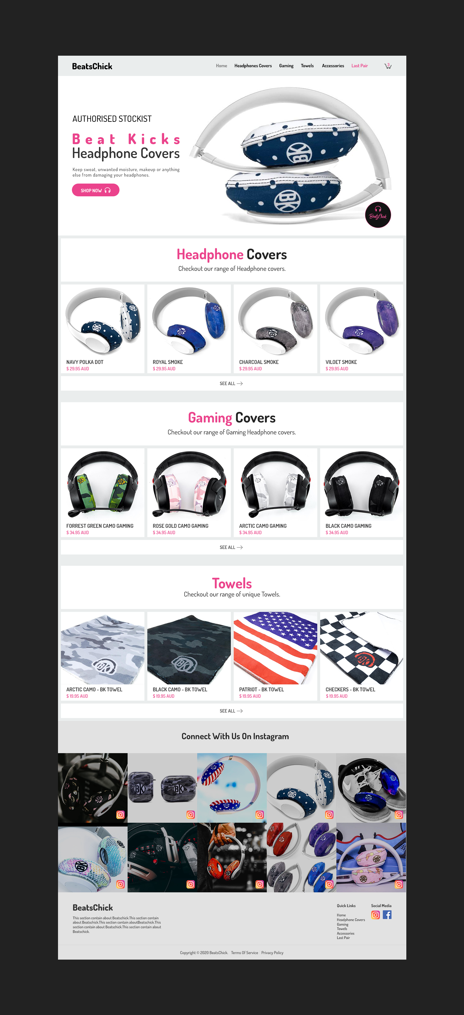 Diseño Web por Im_San para BeatsChick | Diseño #25719735