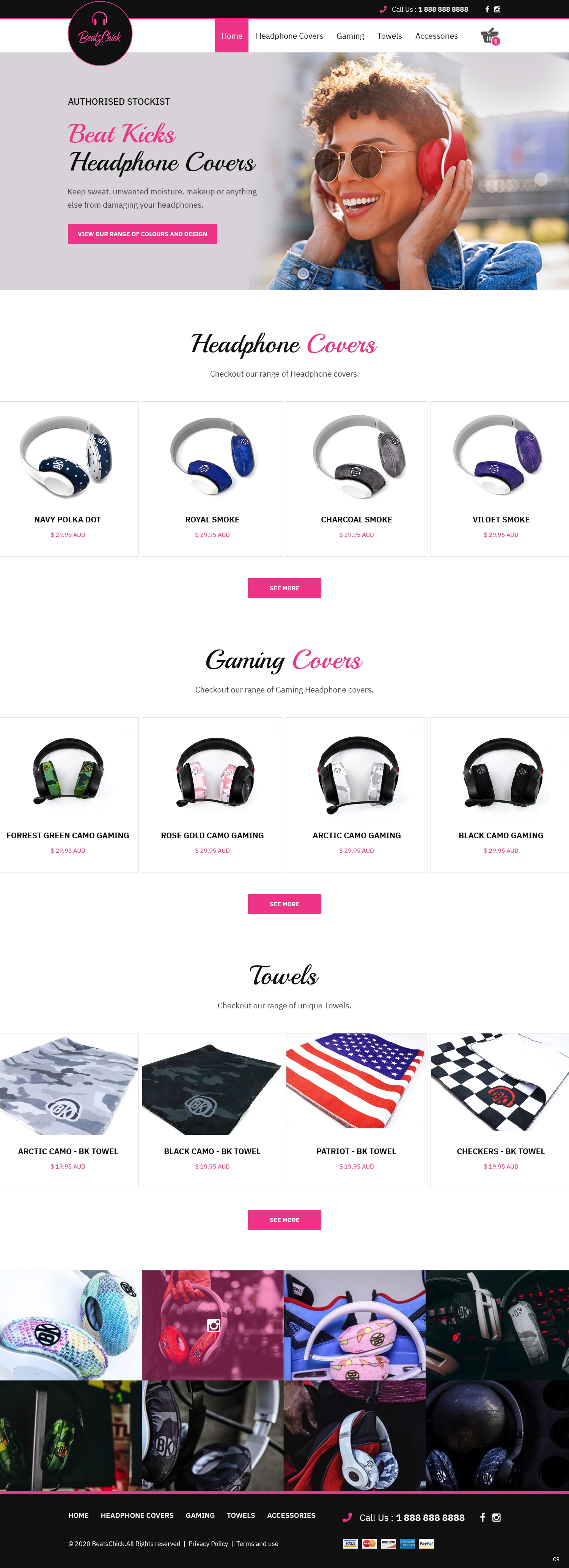 Web Design by pb for BeatsChick | Design #25681729