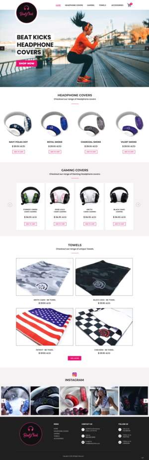 Diseño Web por pb para BeatsChick | Diseño #25682756