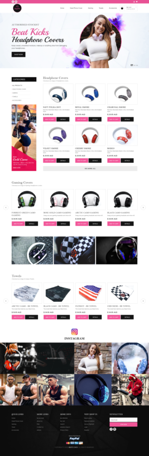 Web Design by sai.designer87 for BeatsChick | Design: #25697422