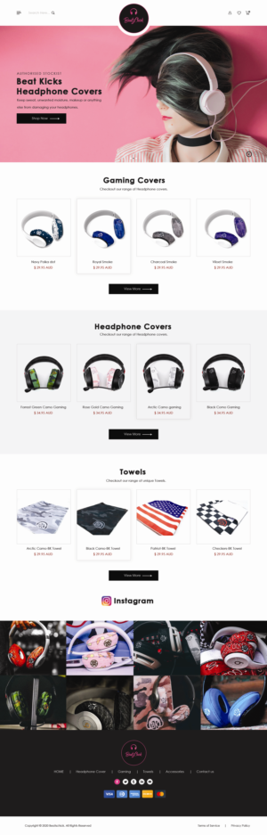 Web Design by bdesigner9 for BeatsChick | Design: #25703664