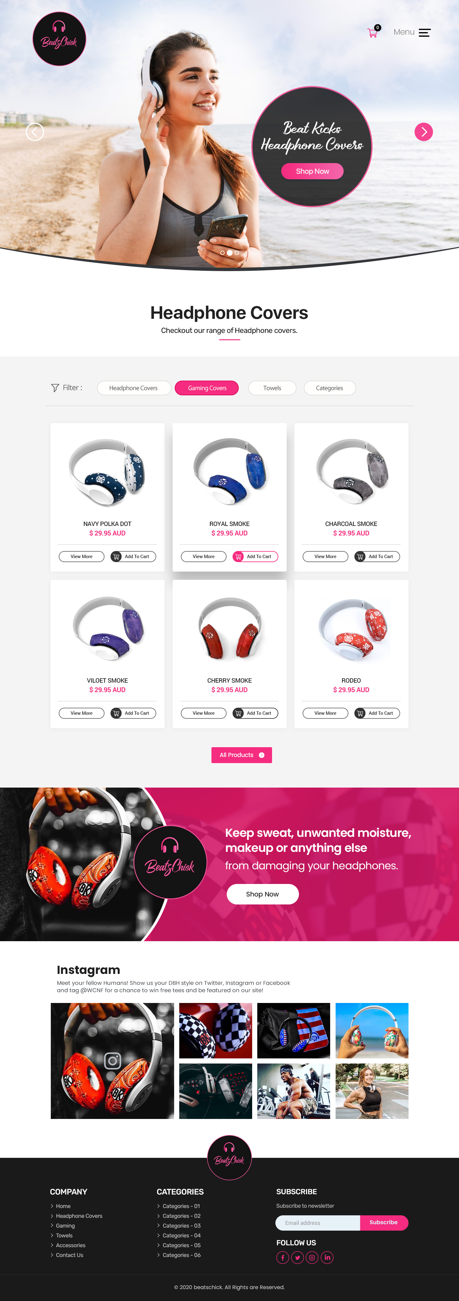 Web-Design von Shijo John für BeatsChick | Design #25702311