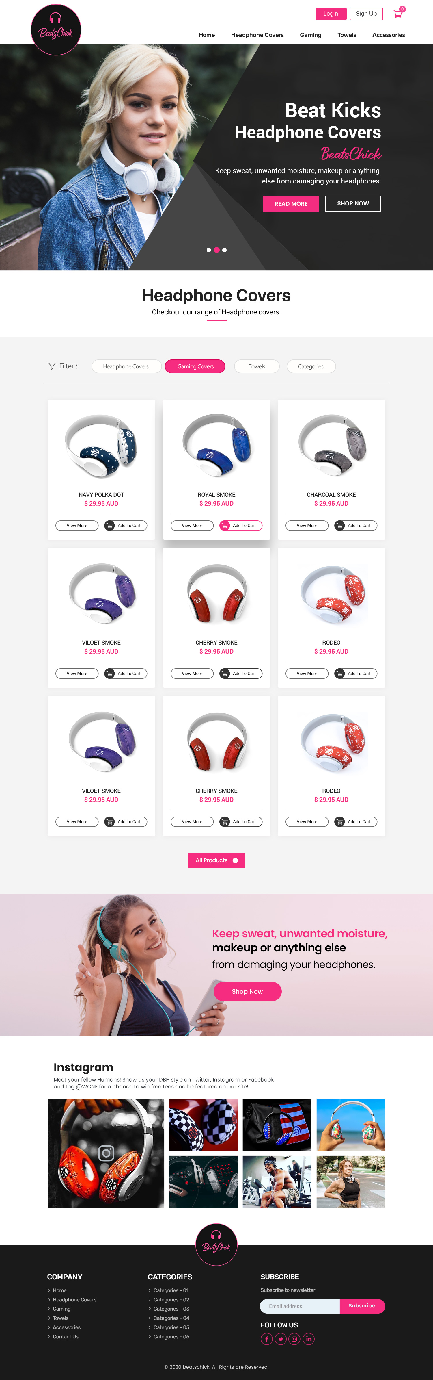 Web-Design von Shijo John für BeatsChick | Design #25702576