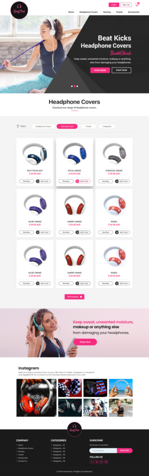 Help us create our dreams www.beatschick.com | Web Design by Shijo John