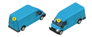 Connected DashCam Images | Graphic Design by Rongbaaz