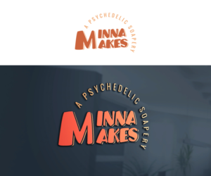 Business name - Minna Makes Tag line - a psychedelic soapery | Logo Design by MaToTiPiLa