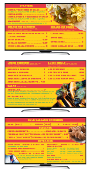 Menu Design by Sandaruwan