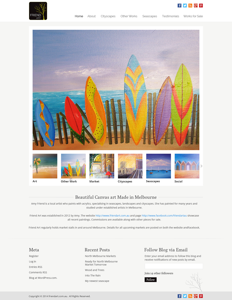 Wordpress Design by Mayank Patel for Ocius Digital | Design #3047806