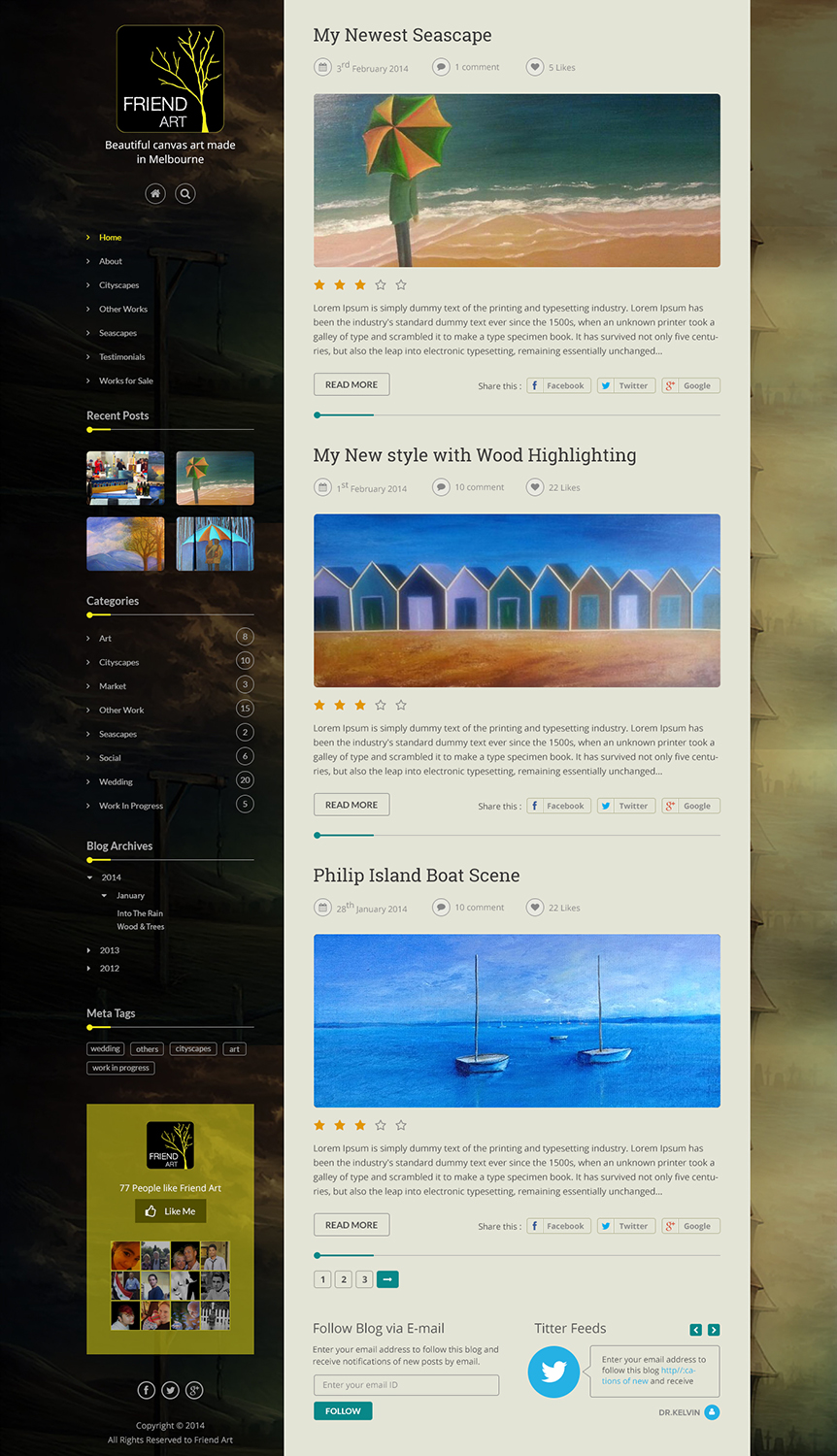 Wordpress Design by Empireweb for Ocius Digital | Design #3091628