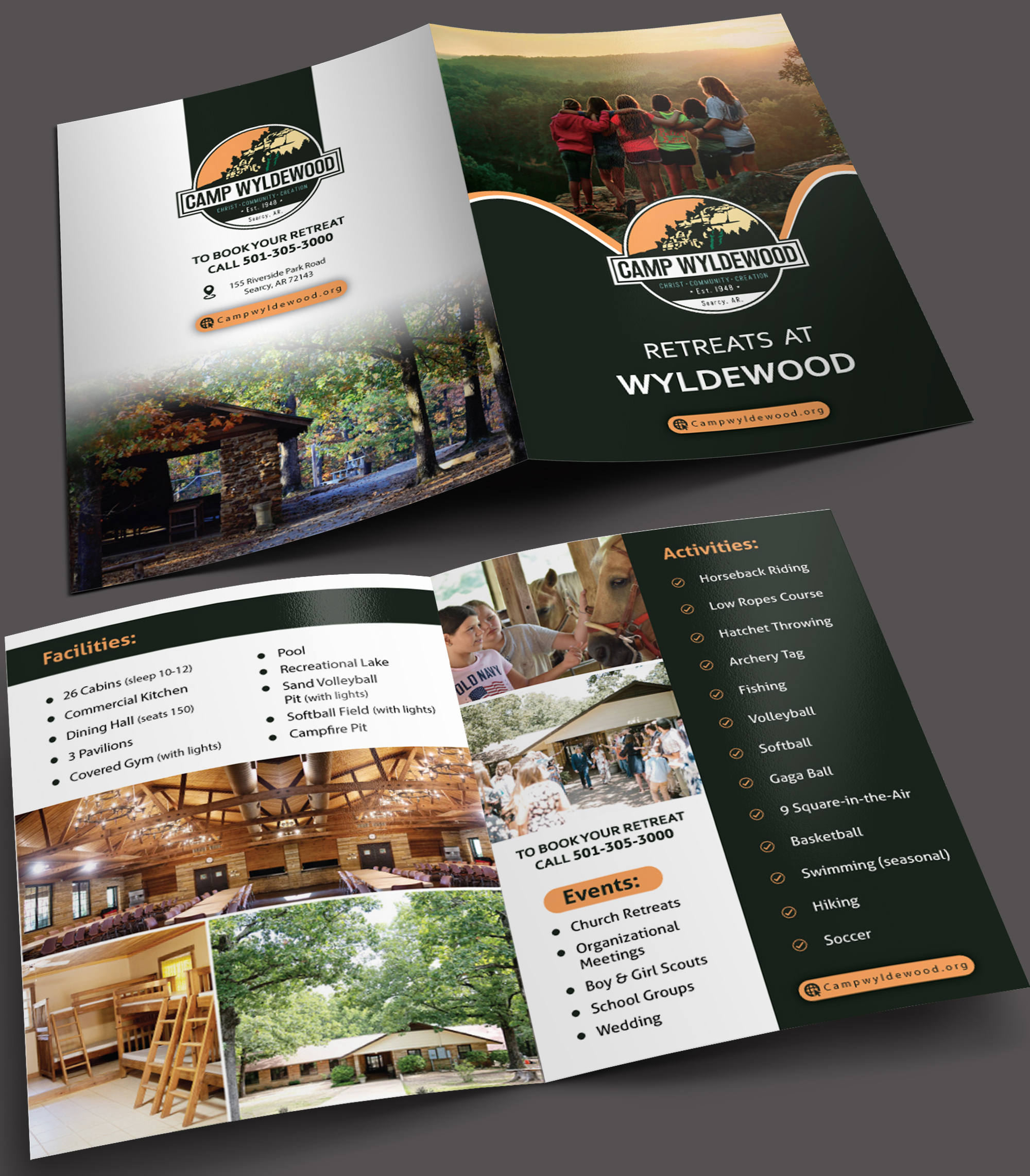 Flyer Design by nyky for Camp Wyldewood | Design #25720956