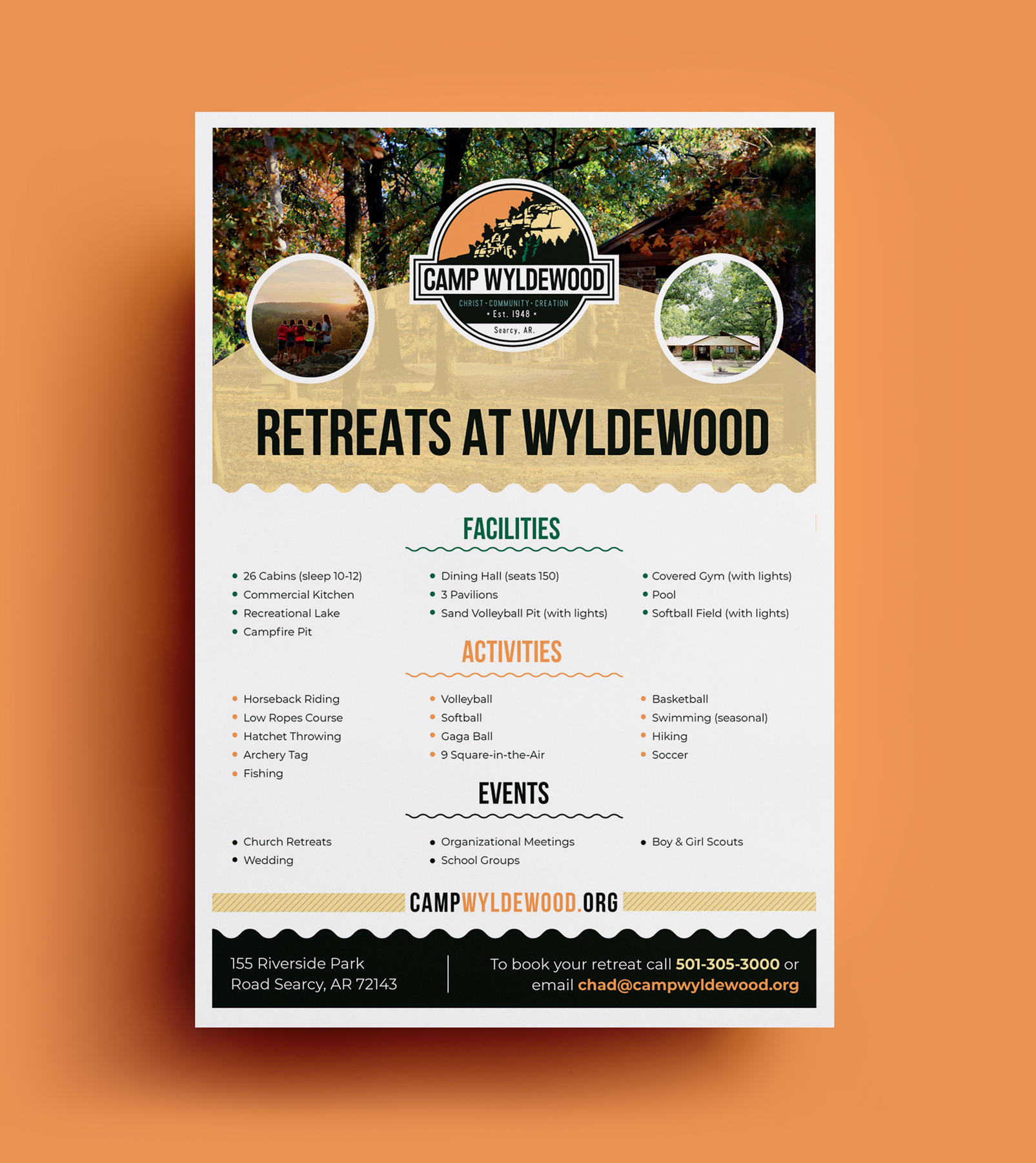 Design de Flyer par JK18 pour Camp Wyldewood | Design #25684726
