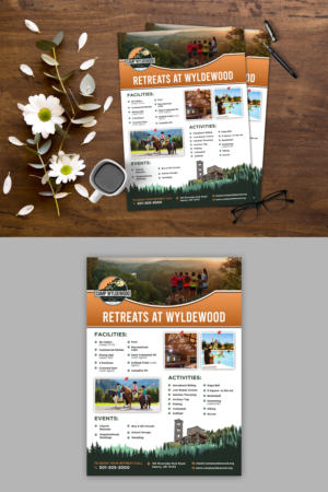 Diseño de Flyer por debdesign para Camp Wyldewood | Diseño: #25720813