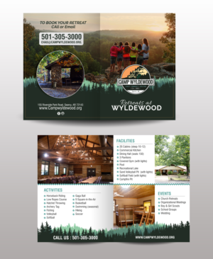 Camp Wyldewood Retreat Brochure | Flyer Design by chandrayaan.creative