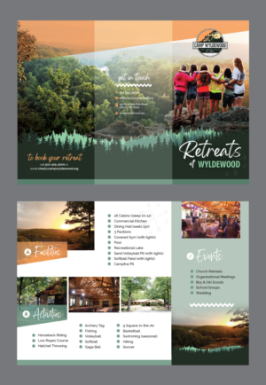Diseño de Flyer por apolgv para Camp Wyldewood | Diseño: #25695204