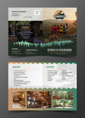 Diseño de Flyer por ecorokerz para Camp Wyldewood | Diseño #25686508
