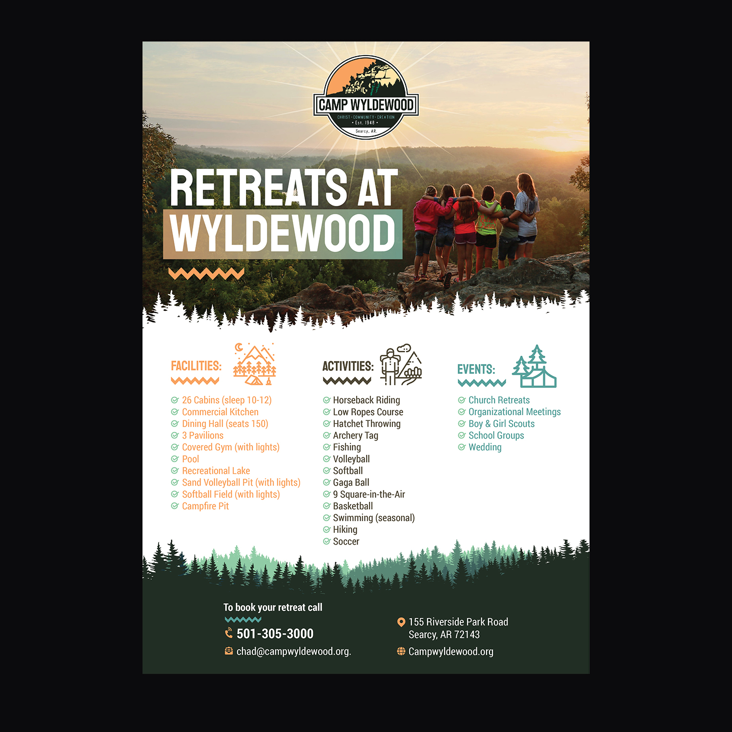 Flyer Design by Maxo-Biz for Camp Wyldewood | Design #25695090