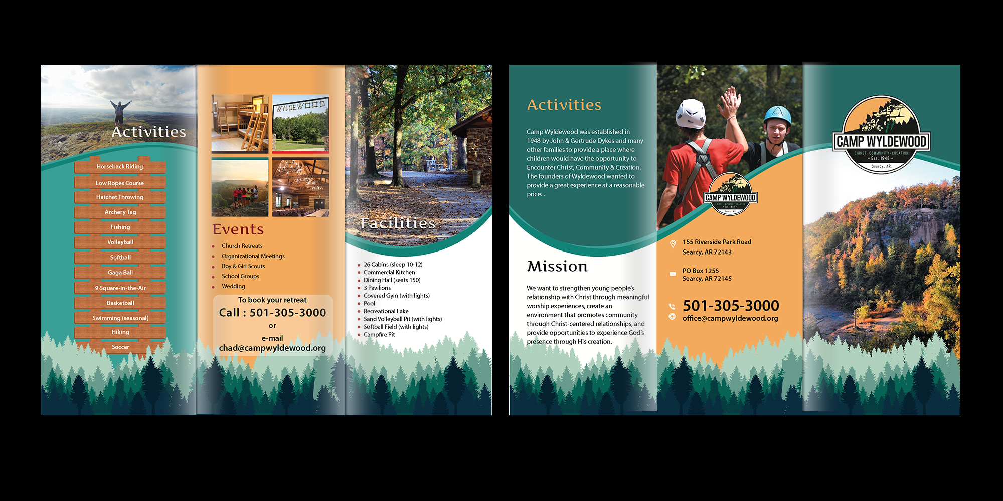 Flyer Design by Aaron V for Camp Wyldewood | Design #25693384