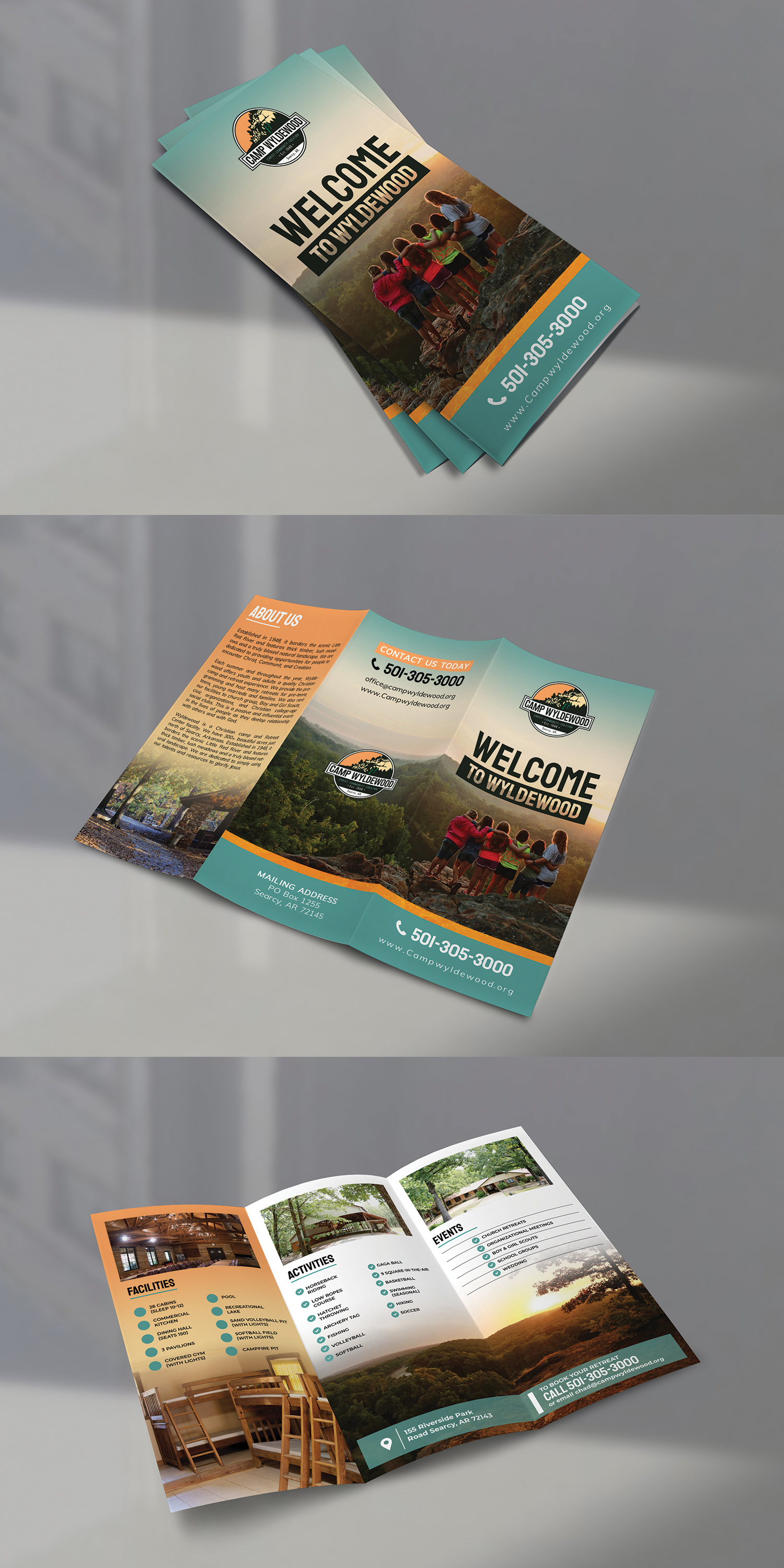 Design de Flyer par BLUE WINGS pour Camp Wyldewood | Design #25706114