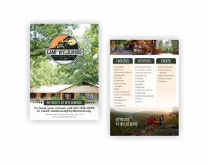 Diseño de Flyer por td-7 para Camp Wyldewood | Diseño #25710847