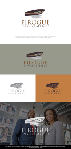 Pirogue Investments | Logo Design by Kim Ji