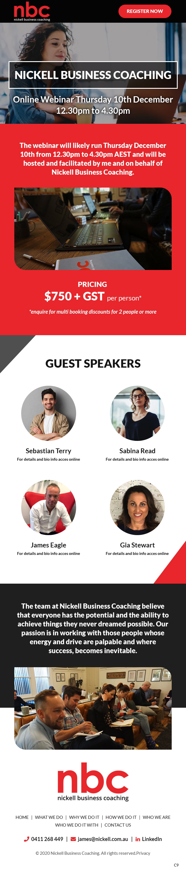 Email Marketing Design by pb for Nickell Business Coaching | Design #25697312