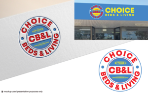 Logo-Design von Rubia@ für Choice Beds & Living | Design: #25689069