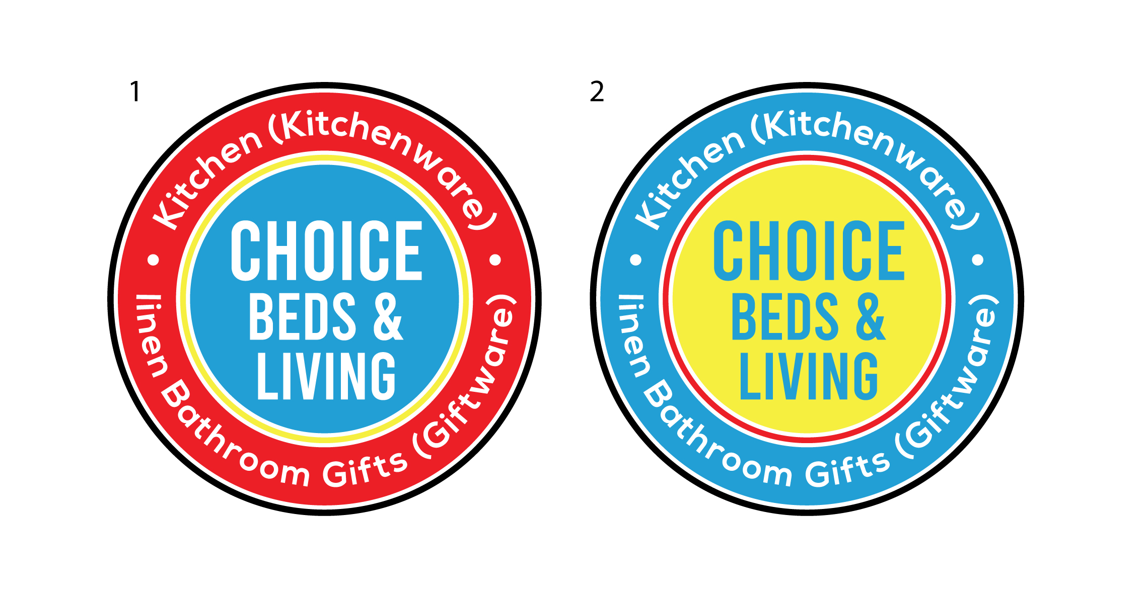 Logo Design by geni for Choice Beds & Living | Design #25684692