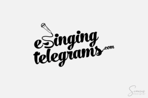 E-Singing Telegrams.com  | Logo Design by InkThink by Scaurus