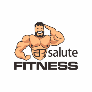 AB salute fitness | Logo Design by luckdesign