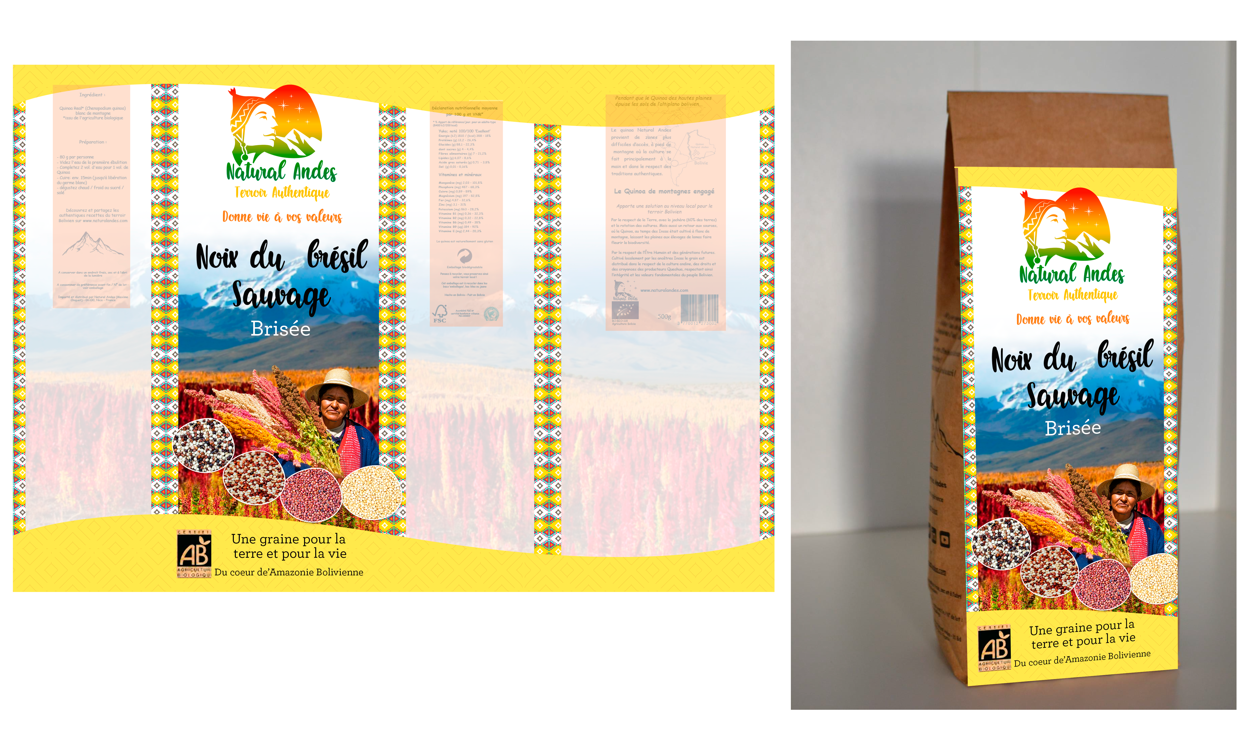 Verpackungs-Design von tanya_gaysina59 für Natural Andes | Design #25720643