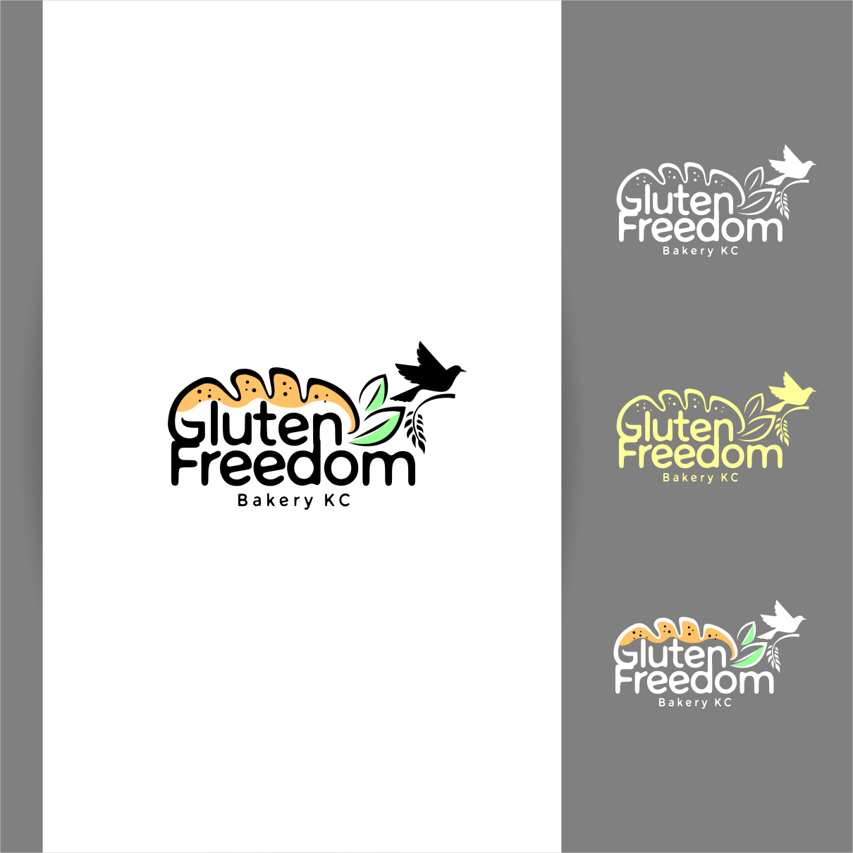 Logo Design by Arham Hidayat for GlutenFreedom Bakery KC | Design #25711300