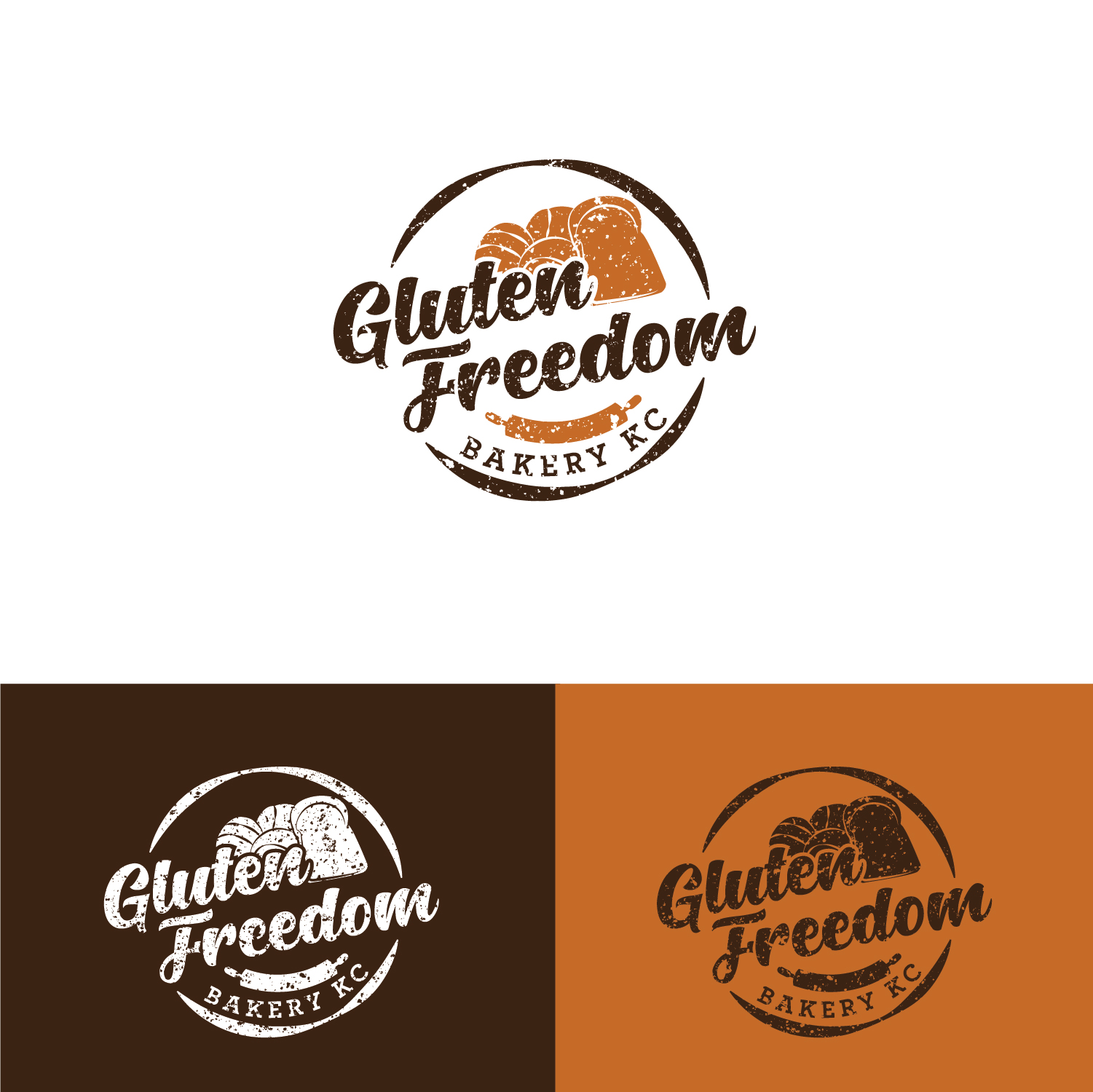 Logo Design by Maxo-Biz for GlutenFreedom Bakery KC | Design #25709398