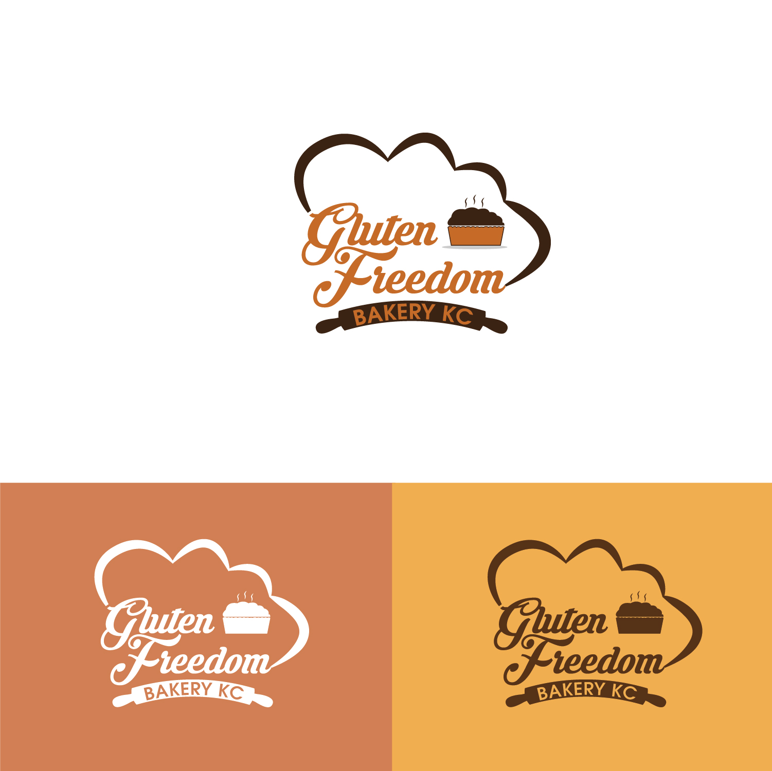 Logo Design by Maxo-Biz for GlutenFreedom Bakery KC | Design #25709399