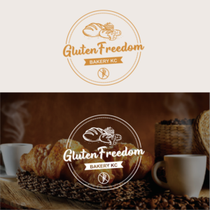 Logo-Design von HAKIMA 2 für GlutenFreedom Bakery KC | Design #25702163