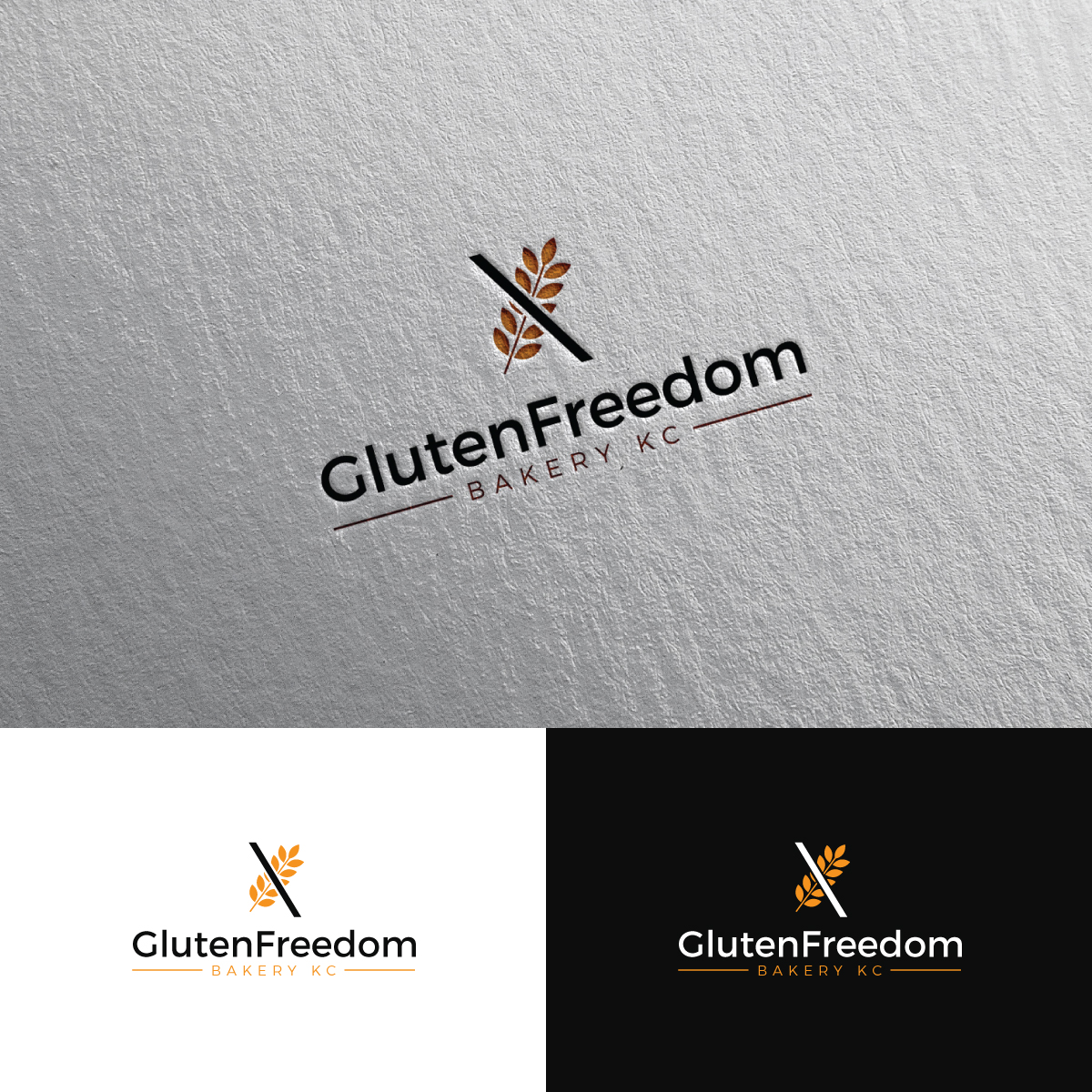 Logo Design by Rii for GlutenFreedom Bakery KC | Design #25702793
