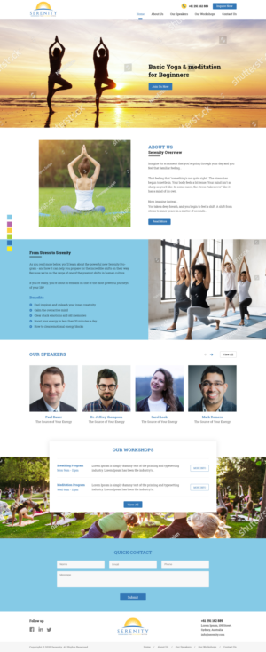 New inspiring website for meditation and emotional clearing  | WordPress-Design von Ved Web Services