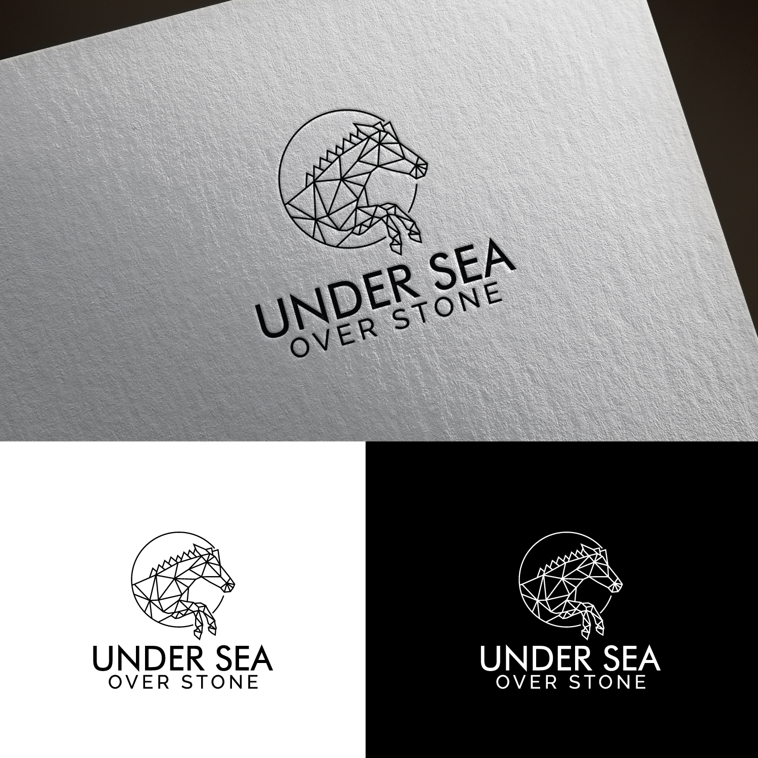 Logo Design by sankar999 for Under Sea Over Stone | Design #25693447
