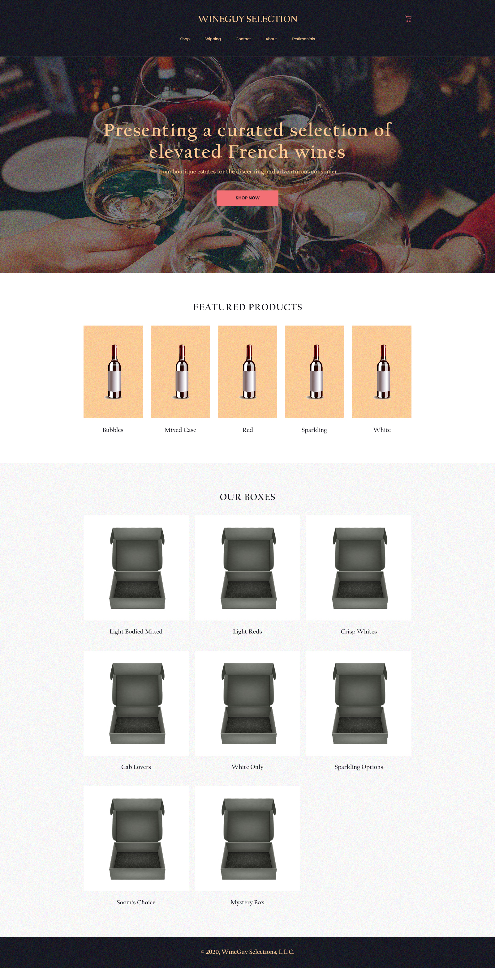 Diseño Web por Gjlfajardo para WineGuy Selections | Diseño #25791926