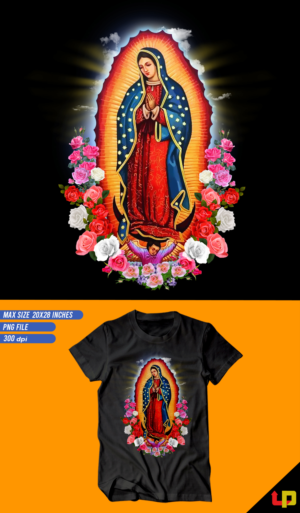 Our Lady of Guadalupe Saint Virgin Mary  | Diseño de Camiseta por Uprinteez