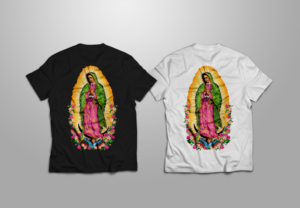 Our Lady of Guadalupe Saint Virgin Mary  | T-Shirt-Design von Bear Studio