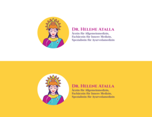Dr. Helene Atalla, Ärztin für Allgemeinmedizin, Fachärztin für Innere Medizin, Spezialistin für Ayurvedamedizin | Logo-Design von lnb...