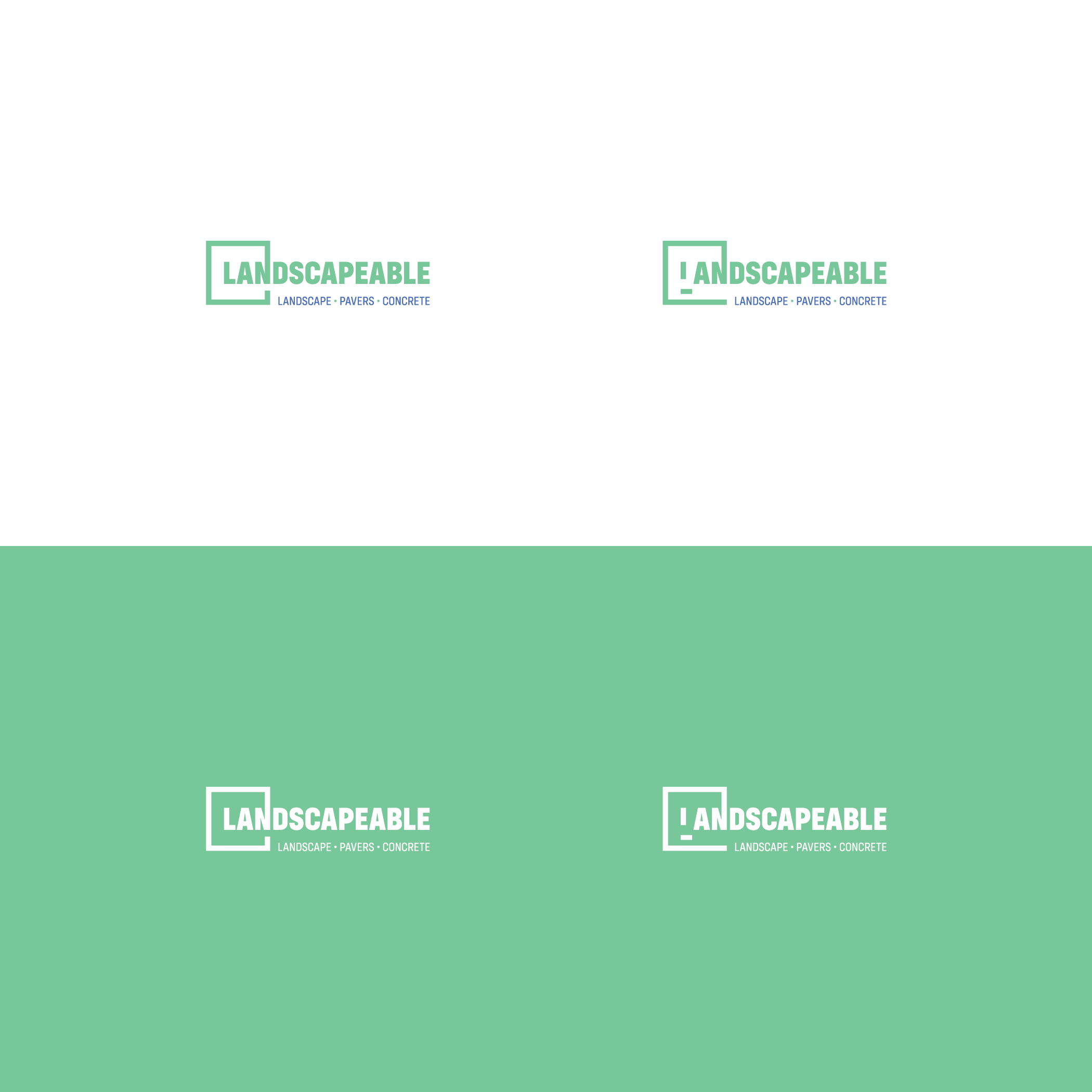 Logo Design by Verified artistry for Landscapeable LLC | Design #25718683