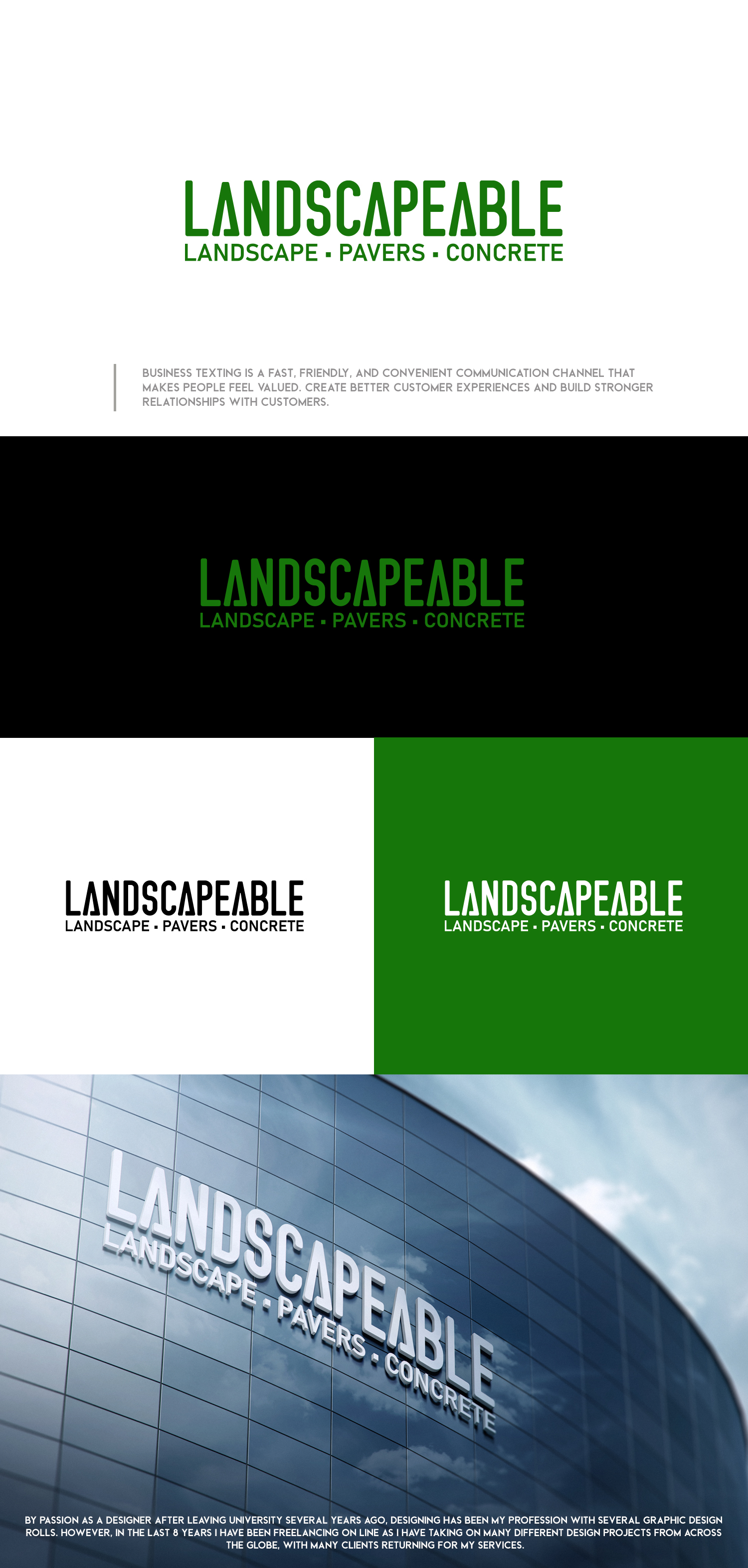 Logo Design by artdot for Landscapeable LLC | Design #25727593