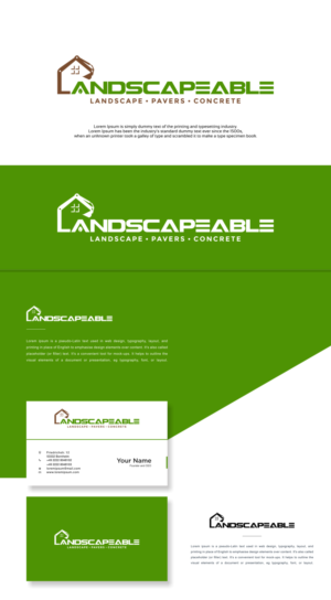 Logo Design by fatiyadesign for Landscapeable LLC | Design: #25723034