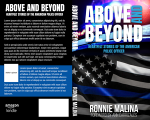 Print and eBook Cover Design for American Police Book | Graphic Design by CreaTVIT